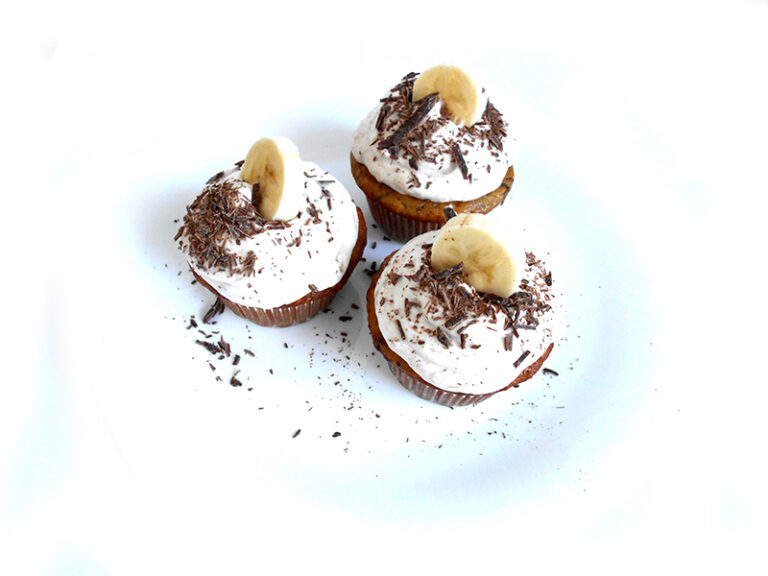 Extra banánové cupcakes
