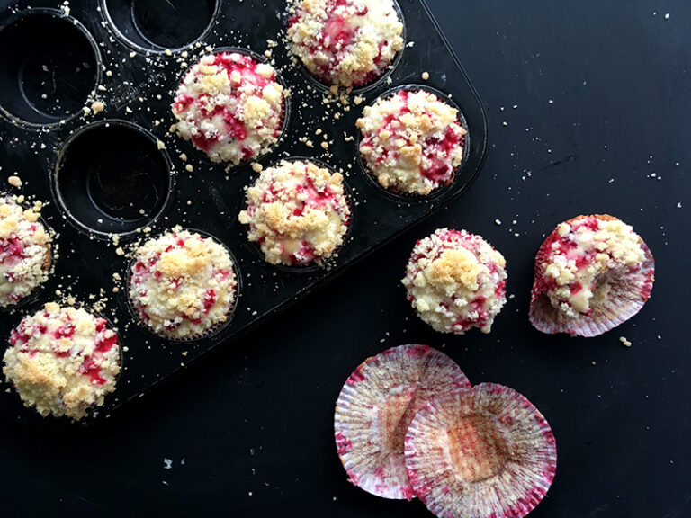 Rychlé muffiny s rybízem