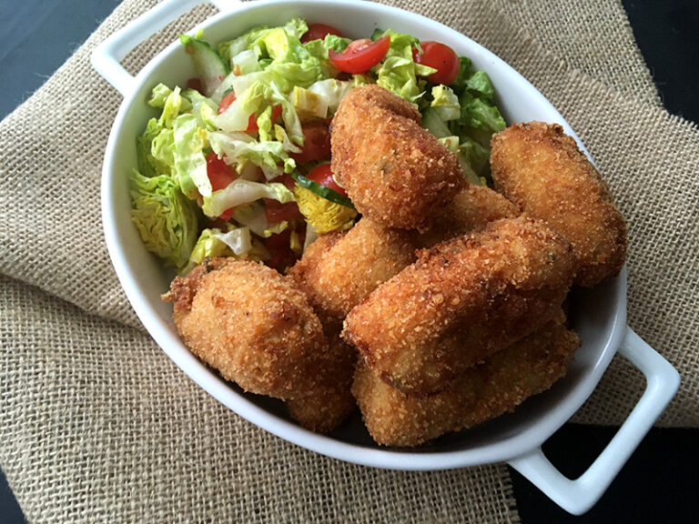 Krokety s treskou – Pastéis de bacalhau
