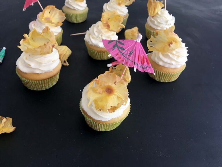 Cupcakes – piňa colada