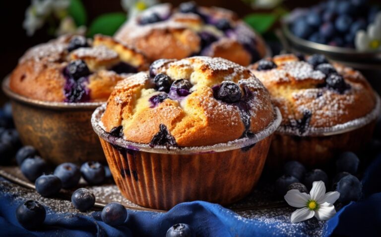 Nadýchané čokoládové muffiny s malinami